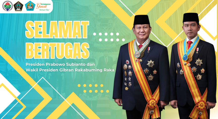 SELAMAT BERTUGAS PRESIDEN PRABOWO SUBIANTO DAN WAKIL PRESIDEN GIBRAN RAKABUMING RAKA
